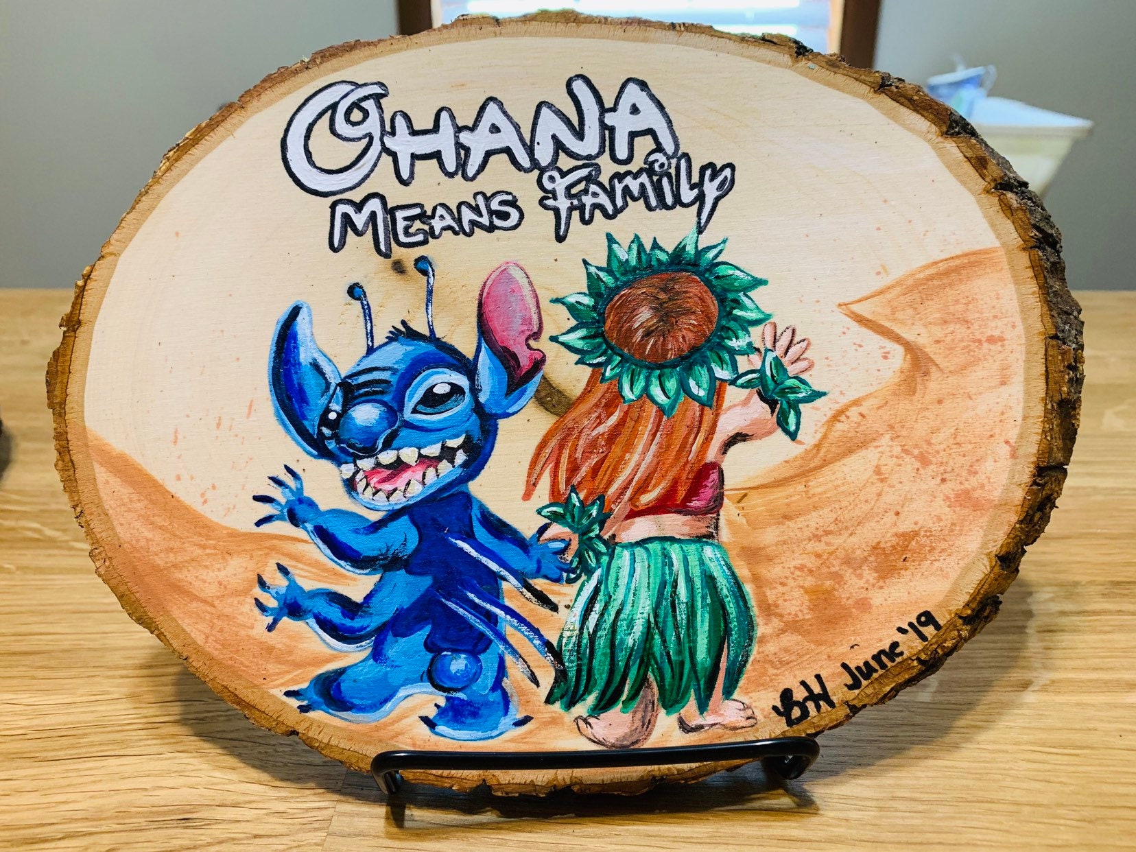 Custom Made HandPainted Wood Rounds Etsy