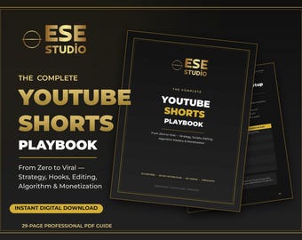 YouTube Shorts Playbook 2026, Viral Video Strategy, Content Creator Guide (PDF)