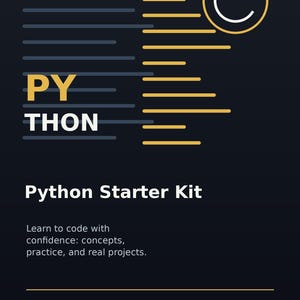 Python Beginner E-Book PDF | Learn Python from Zero | Coding Workbook with Projects | Programming Guide for Beginners | Digital Download