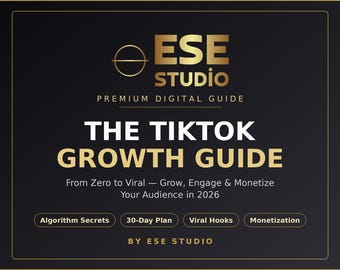 TikTok Growth Guide: Viral Strategy, Monetization, 30-Day Plan (PDF)