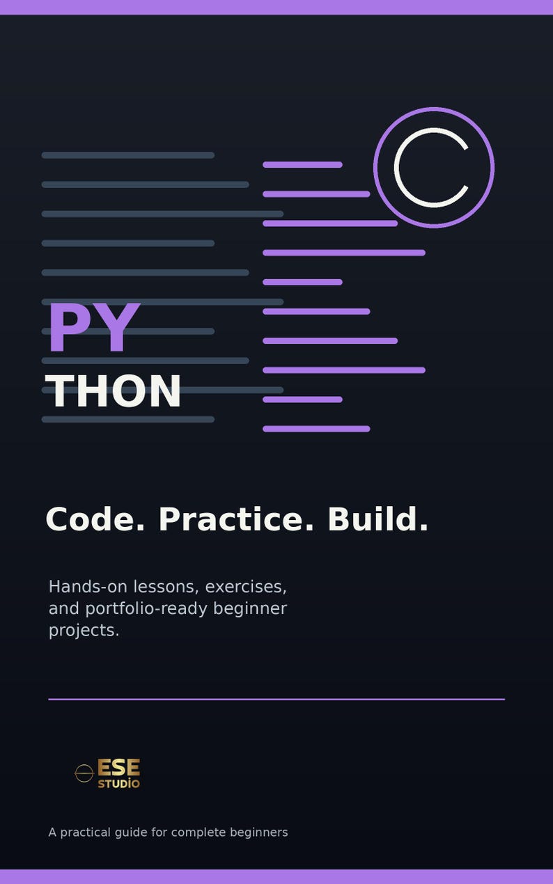 Python Beginner E-Book | Learn to Code with Projects (Digital Download) bild 3