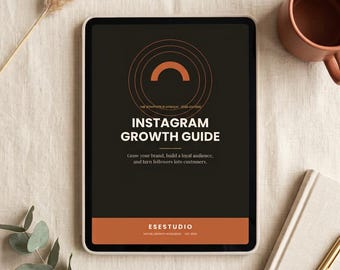 Instagram Growth Guide, 20-Page Strategy Template, Reels & Content Planner (PDF)