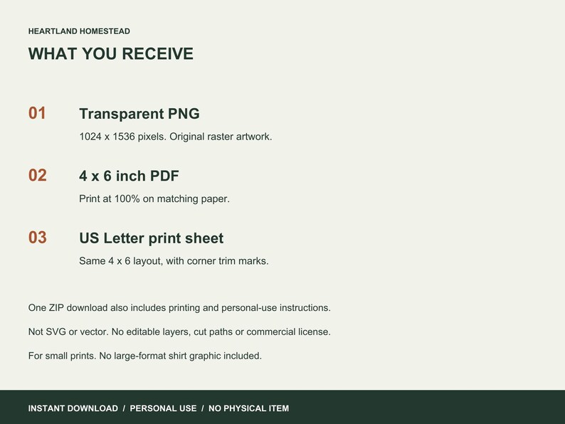 Download contents: 1024 by 1536 pixel PNG, 4x6 PDF and Letter print sheet. Personal use. Not SVG or large-format artwork.