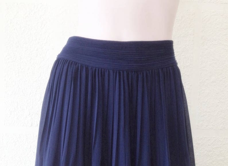 navy blue evening skirt