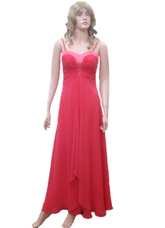 Coral Red Prom Dress. Long Bridesmaid Dress. Prom Dress Coral Red Prom Dress. Long Bridesmaid Dress. Prom Dress