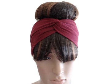 Archeggiativo della borgogna.Burgundy Head Wrap