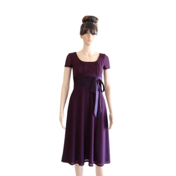 mid length bridesmaid dress A-Line Floor Length Chiffon Bridesmaid Dress COCOMELODY CB0710, Dusty Sage