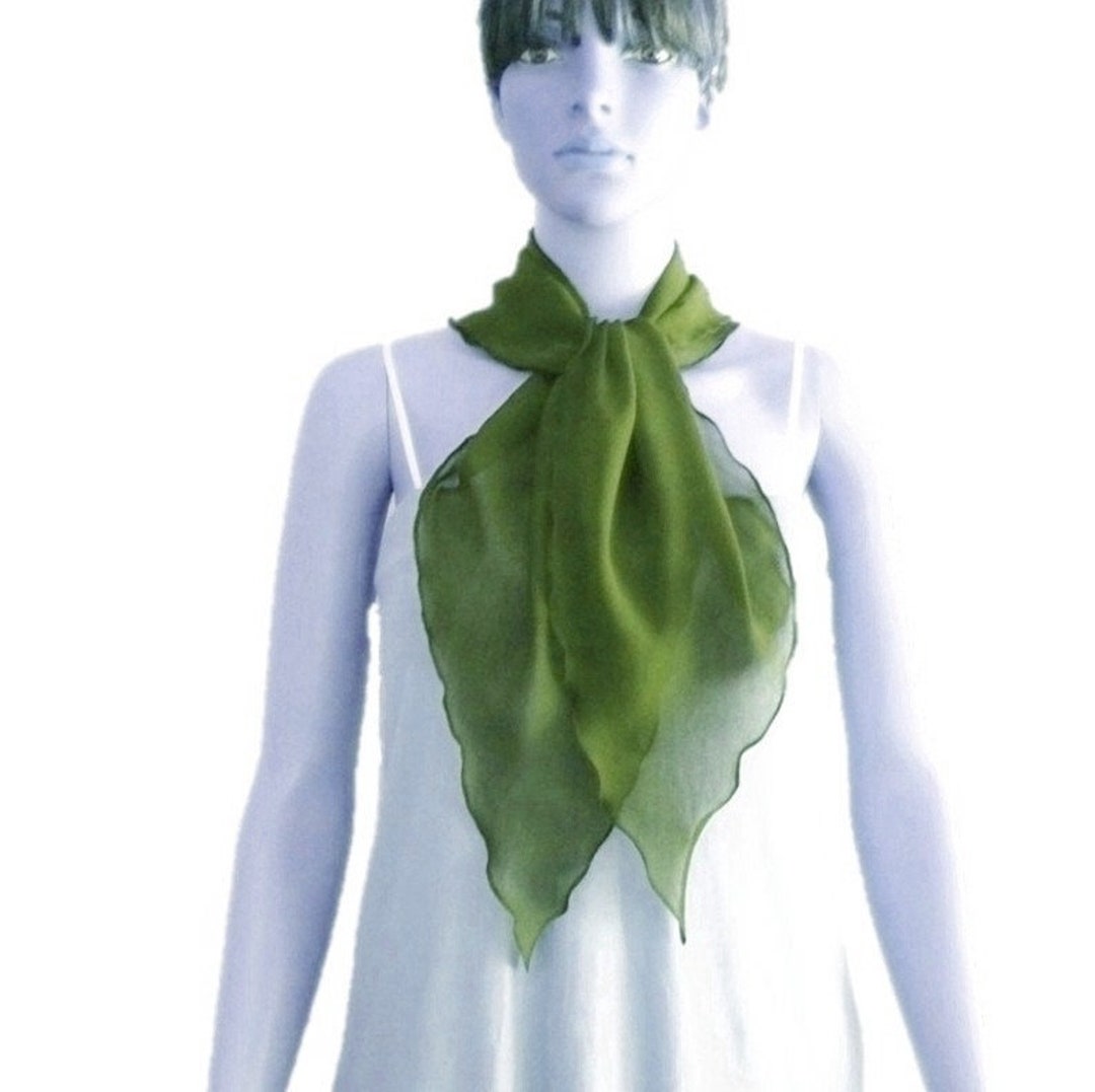 Green neck scarf clearance