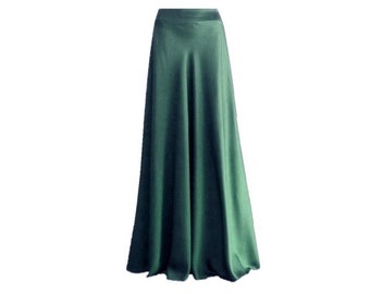 【BLUE BOHEME/ブルー ボヘム】Silk Long Skirt