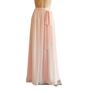 【in a row】Clove Peach Long Skirt Peach Pleated Knee Length Skirt - Etsy