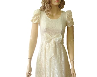 White Lace Dress. Cap Sleeves Dress - Etsy White Lace Dress. Cap Sleeves Dress - Etsy