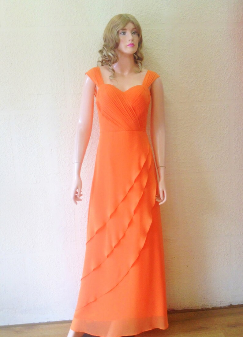 Red Orange Prom Dresses