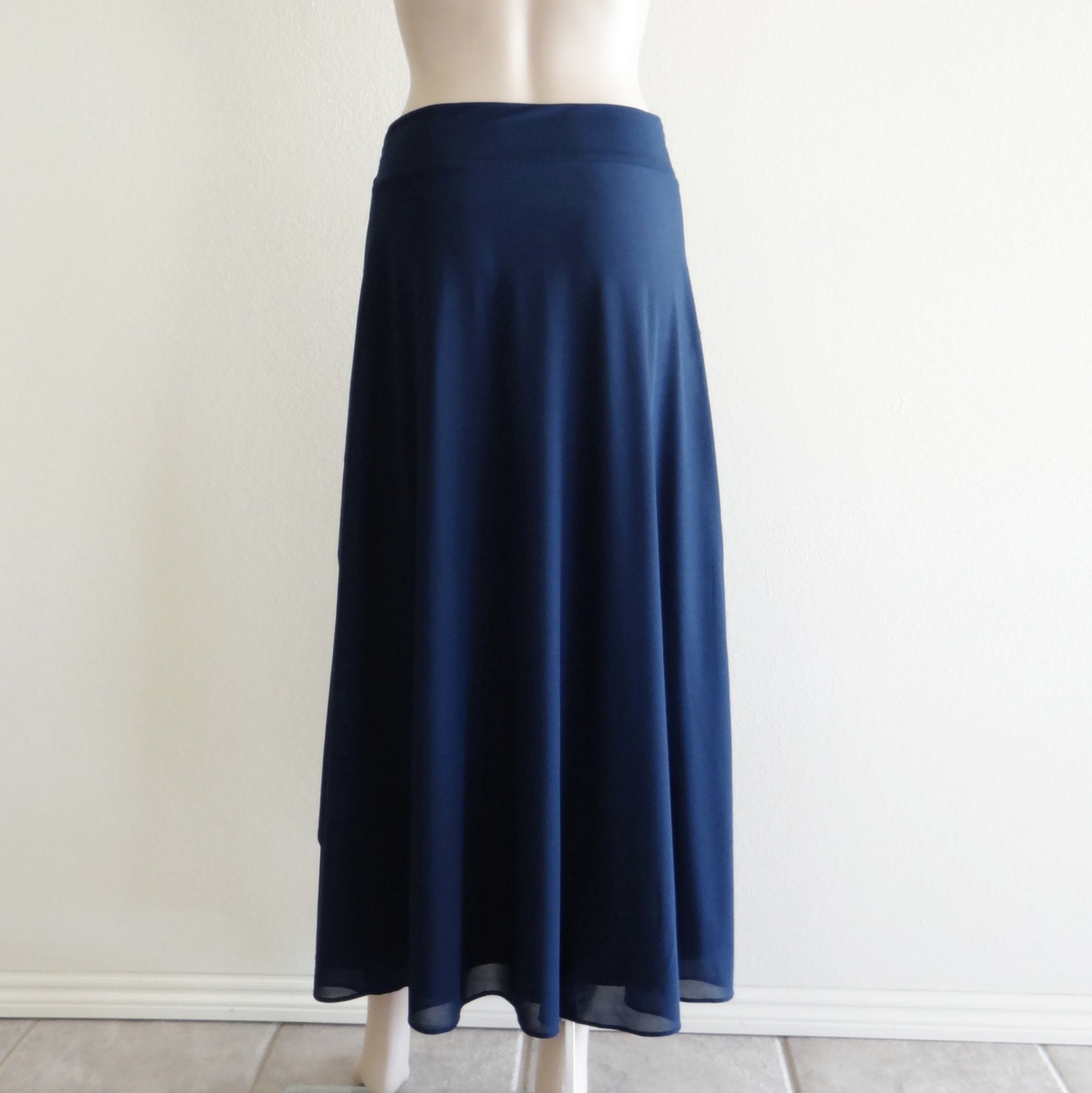 Navy Blue Bridesmaid Skirt. Navy Maxi Skirt Etsy