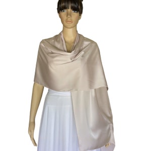 Ivory Silk Shawl. Soft Silk Wrap Scarf. Ivory Long Scarf.