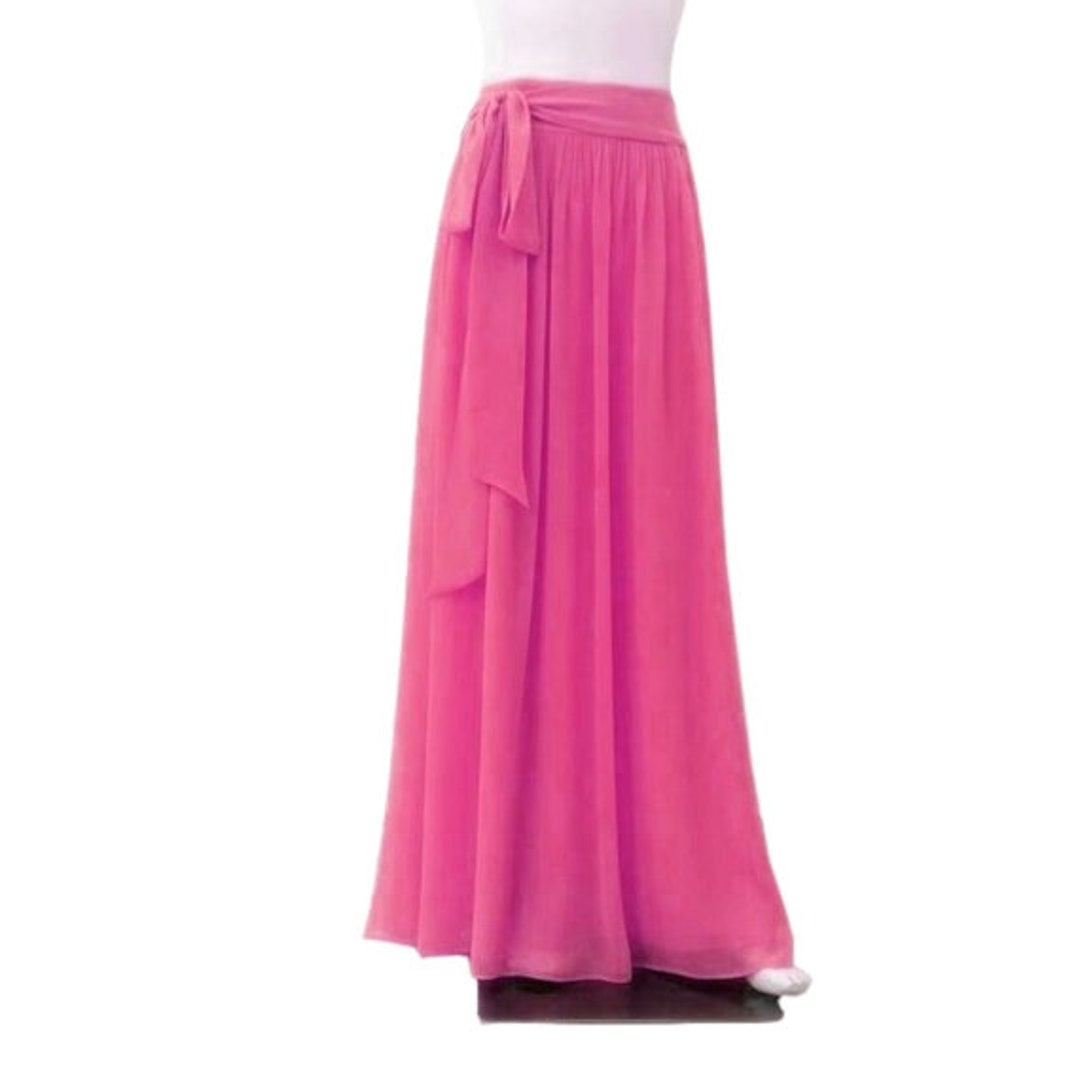 Light Magenta Maxi Skirt. Light Magenta Bridesmaid Skirt. Long - Etsy