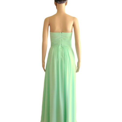 Light Mint Prom Dress. Long Bridesmaid Dress - Women's Clothing