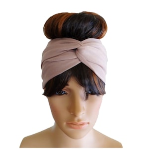 Tan Headband.Head Wrap.Hair Wrap