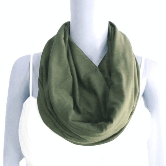 GRANDE SCIARPA Infinity Scialle Loop con chiusura in pelle GRANDE SCIARPA Infinity Scialle Loop con chiusura in pelle