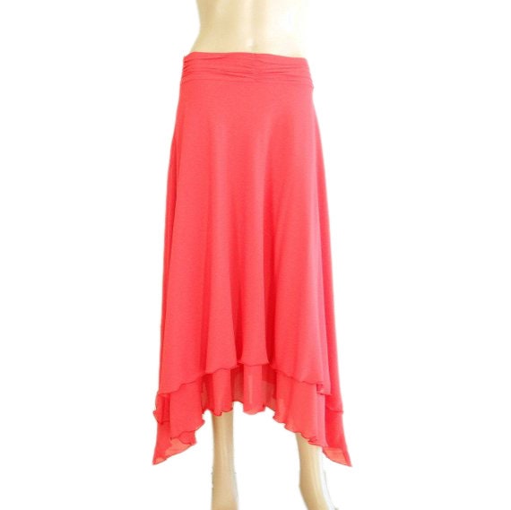coral maxi skirt - bishop&holland