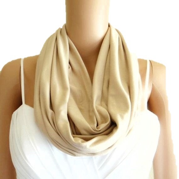 soft beige scarf