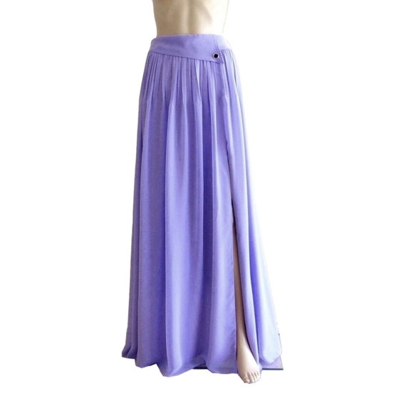 Foral Lavender Maxi Skirt. Foral Lavender Bridesmaid Skirt
