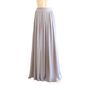 Chiffon skirt grey hotsell