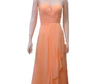 sachin and babi light blue dress Peach Prom Dresses