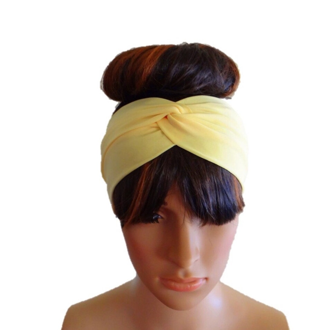 Moda Sfumature Colore Nodo Croce Fasce Per Le Donne Autunno Inverno Caldo Lana Fascia Per - Foto 6