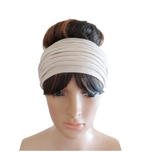 Ivory Headband. Ivory Head Wrap