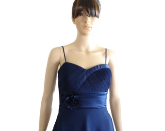 Navy Blue Bridesmaid Dress. Navy Blue Evening Dress. Short Chiffon Dress. Knee Length Dress. Navy Blue Bridesmaid Dress. Navy Blue Evening Dress. Short Chiffon Dress. Knee Length Dress.