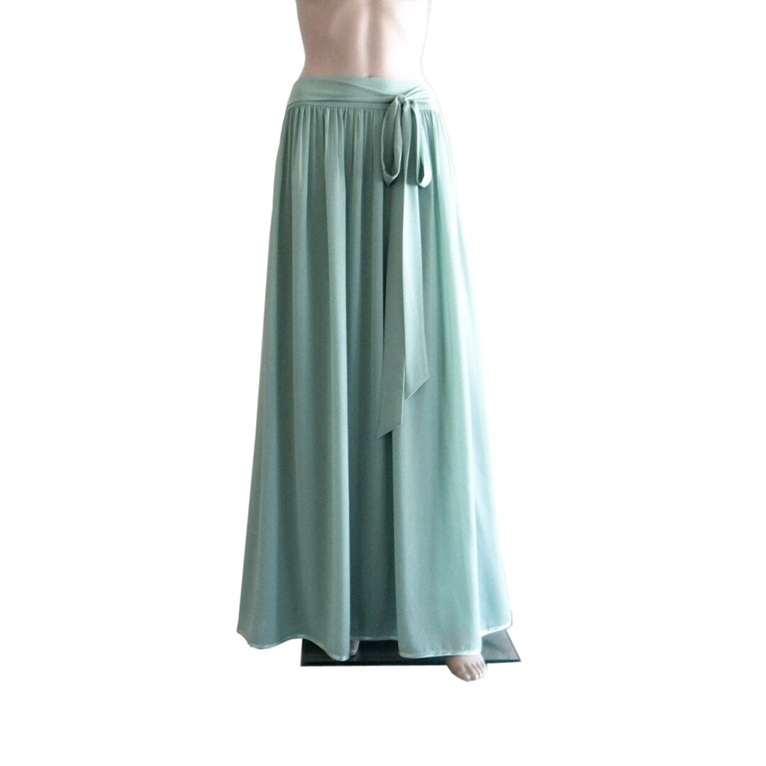 Slate Blue Maxi Skirt. Slate Blue Bridesmaid Skirt. Long - Etsy