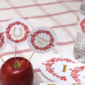 PRINTABLE PDF Set -- Kentucky Derby Party Decorations - Etsy