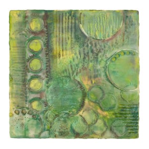 Exploration - Encaustic Painting - 8x8