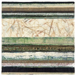 Winter's End - 8x8 Encaustic Painting - 8x8