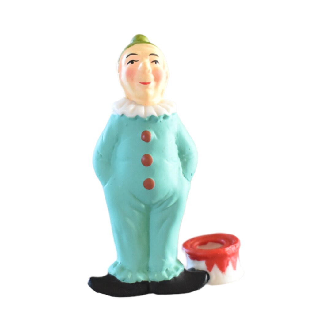 Circus Clown Birthday Cake Candle Holder Etsy