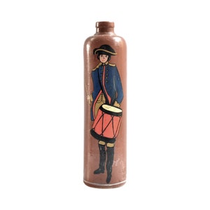 ヴィンテージ酒瓶 オランダ陶器瓶 ウィルヘルミナ女王（1898