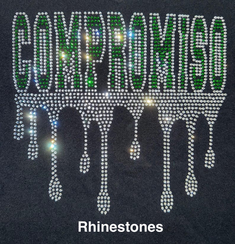 Custom Rhinestone & Spangle Bling Shirt: Personalized Sparkle Outfit image 2