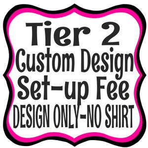 Exclusive Custom Design Setup Fee-NO SHIRT INCLUDED! Rhinestone or Holographic Spangle Bling Business, School or Sports Logo Creation