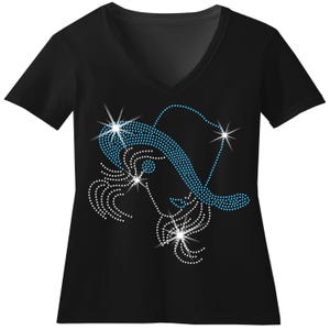 Cowgirl with Hat Rhinestone Bling Shirt Bedazzled Country Girl Sweatshirt Cowgirl Sequence shirt Boots On The Ground Sparkle Where Them Fans