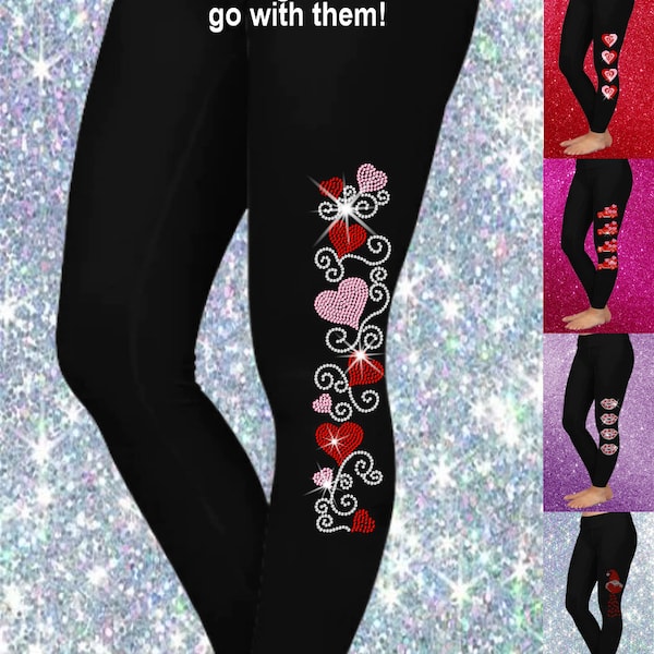 Heart Leggings Etsy