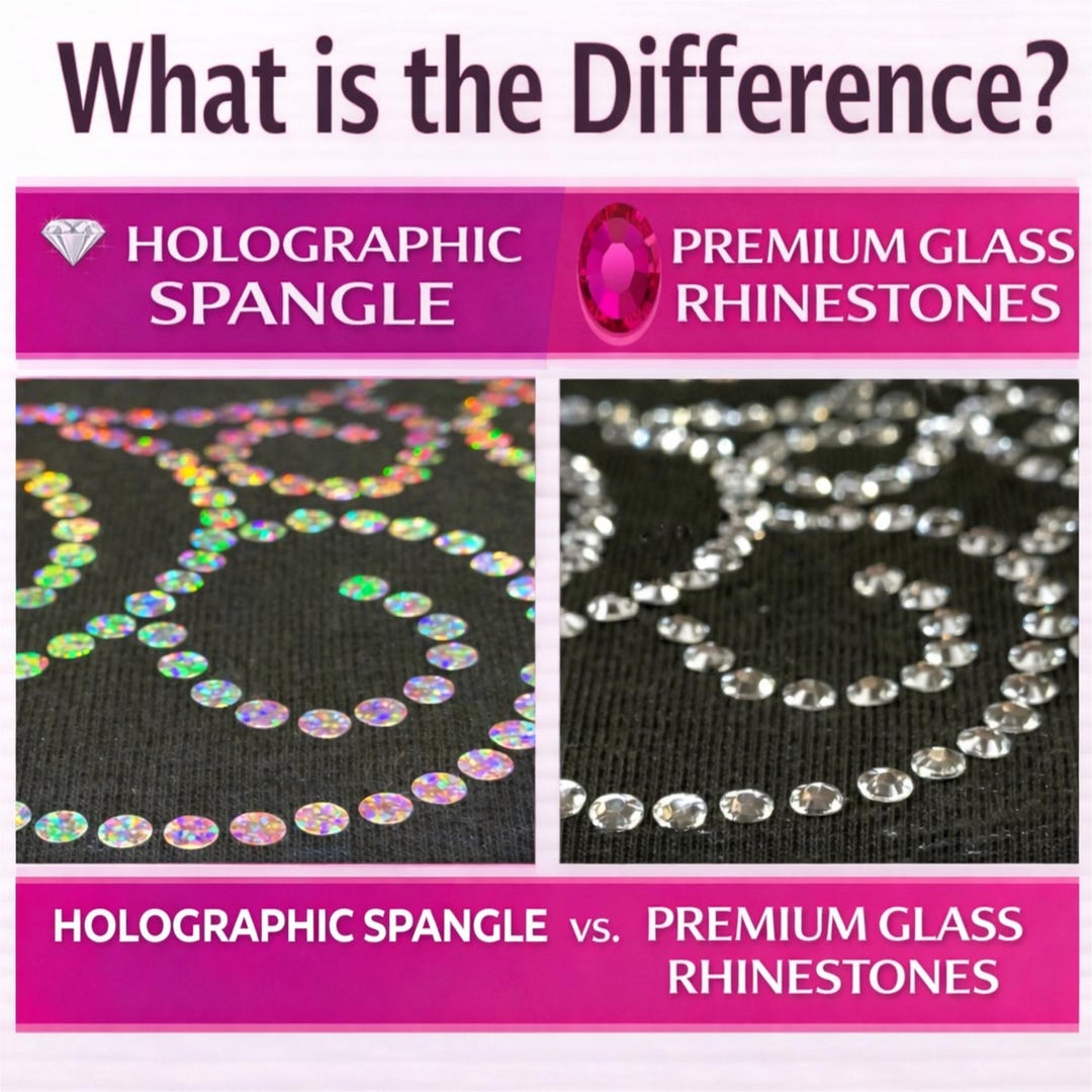 Vs Rhinestones Difference Between Rhinestones and Spangle NOT for Purchase RHINESTONES ...