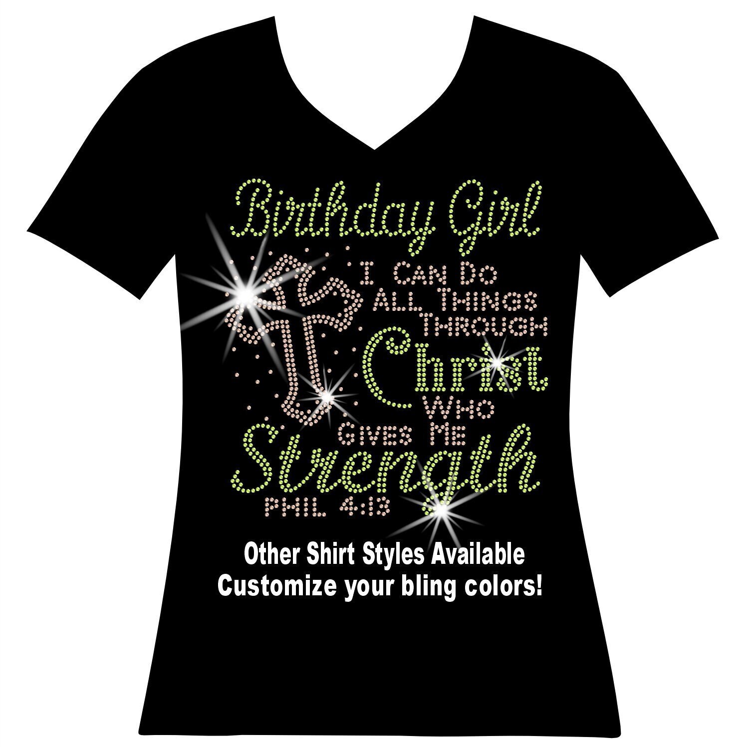 April Girl Birthday Shirt I Can Do All Things Through Christ April Girl Birthday Shirt I Can Do All Things Through Christ