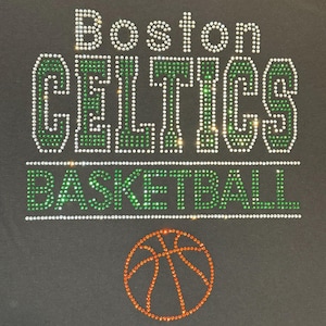 Custom Basketball RHINESTONE Mega Bling Shirt, Custom Team Name and Colors SPANGLE T, Proud Basketball Mom Bling Shirt, Woman's Basketball T image 2
