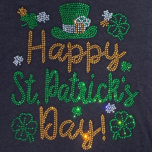 st paddys day sparkle shirts