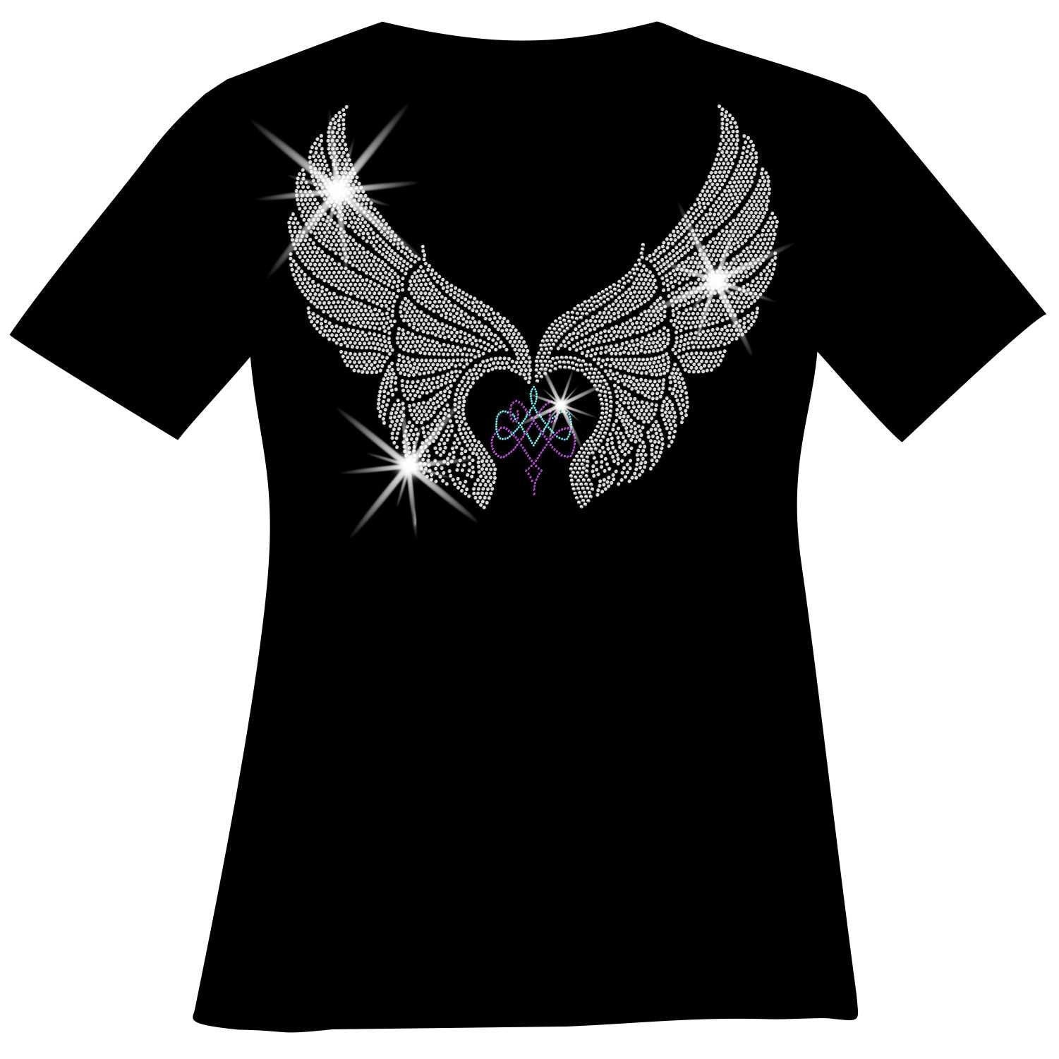 Wings Cutout T-shirt Tutorial - Pretty Ideas