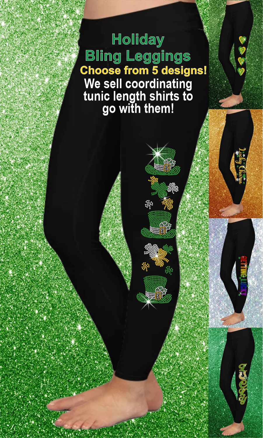 St Patricks Day Leggings 