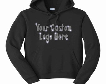 custom bedazzled hoodies