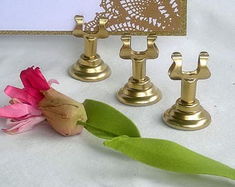 Gold Table Number Holder Table Card Holders Wedding Menu Holder Gold Table Card Stand Table Sign Stand Durable Sign holder Table Card Holder