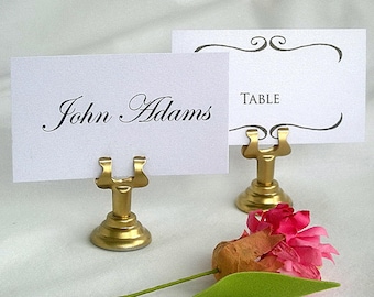 Gold Wedding Table Number Holders Place Card Holders Wedding Menu Holder Name Card Holders Classy Silver Stainless Steel Table Sign Holders