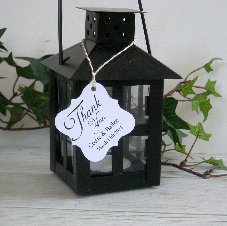 Mini Table Lanterns Personalized Wedding Favors Tea Light Etsy